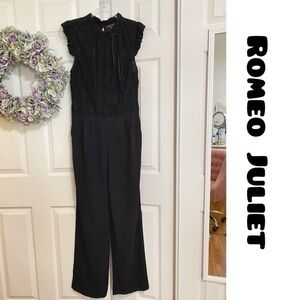 Romeo and Juliet Couture Lace Upper Jumpsuit